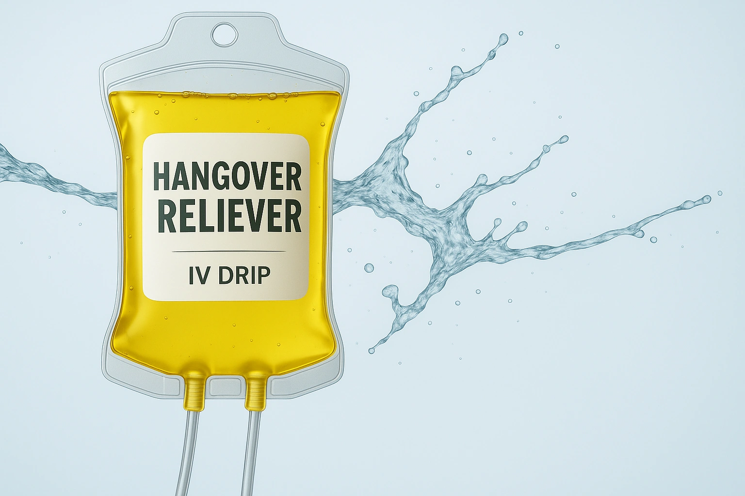Hangover Relief IV drip at villa Canggu Bali